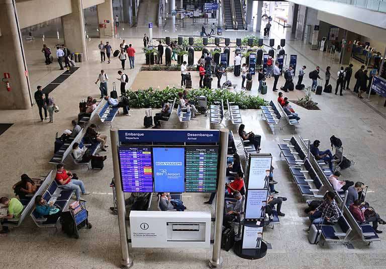 Aeroporto Internacional de BH deve receber mais de 145 mil passageiros no feriado