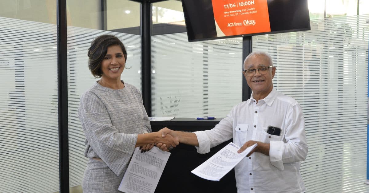 ACMinas e Okay firmam parceria para desenvolver negócios no bairro Castelo