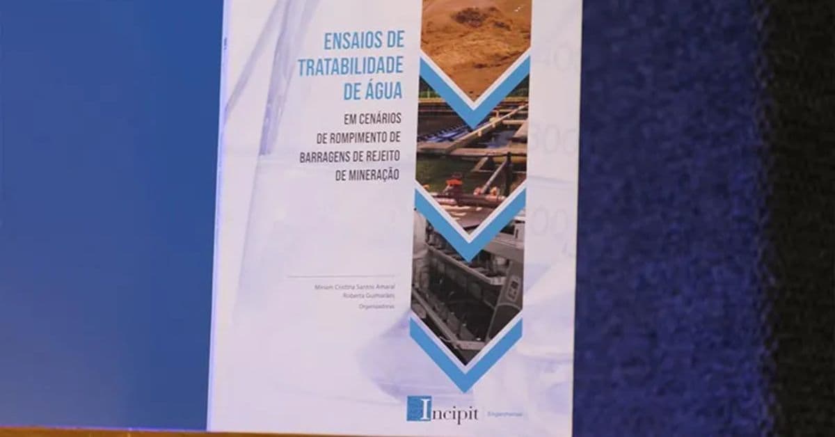 Vale e UFMG lançam livro sobre estudos para o abastecimento de água em cenários de emergência com barragens