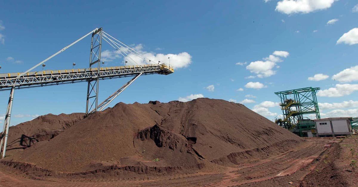 Preço do minério de ferro despenca no primeiro trimestre