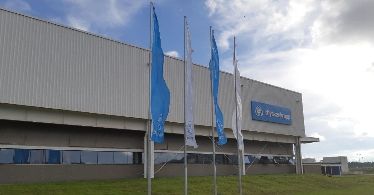 Thyssenkrupp anuncia investimento para a fábrica de Poços de Caldas