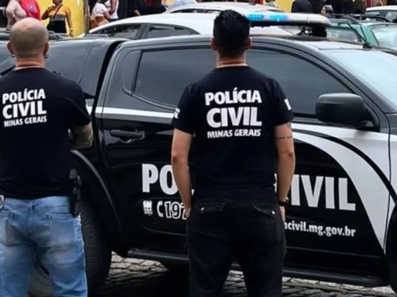 Agentes da Polícia Civil de Minas Gerais, operação contra lavagem de dinheiro com jogos de azar em Pirapora