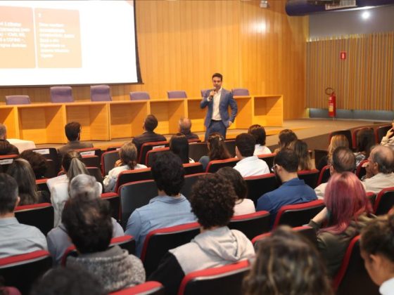 1º Ciclo de Palestras de 2026. Foto: Araípedes Luz – Secretaria de Comunicação/PMU