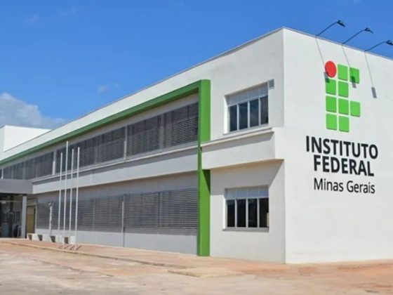 Fachada do campus do vestibular IFMG 2027 em Ipatinga, no Leste de Minas Gerais