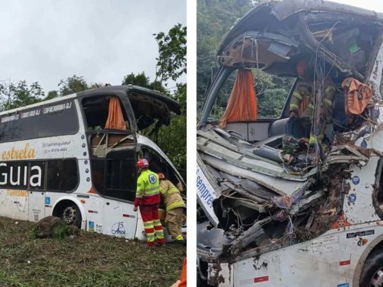Acidente de ônibus na BR-040 contava com passageiros de BH