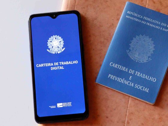 Carteira de trabalho para participar da feira de emprego em Uberlândia