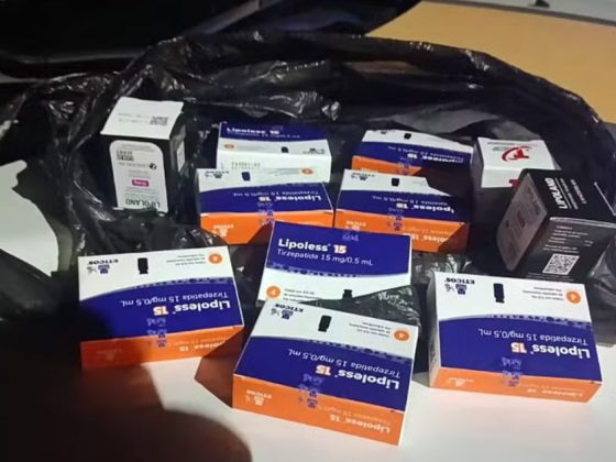 Remédios apreendidos durante Operação Áquila.