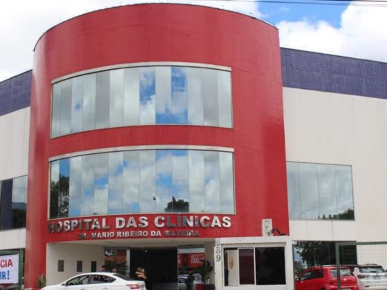 Fachada do hospital em Montes Claros Hospital das Clínicas Mário Ribeiro da Silveira