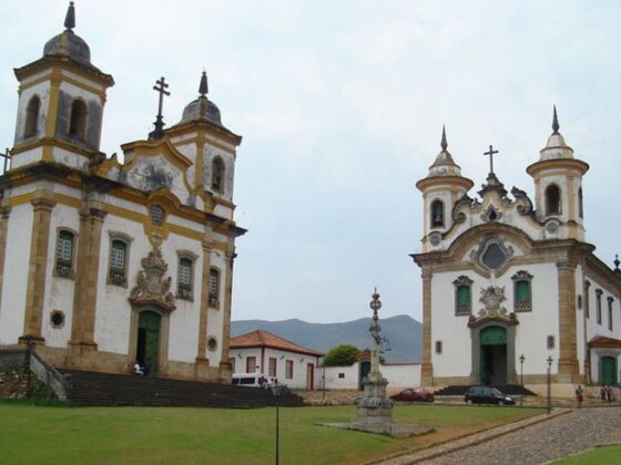 Igreja em Mariana, onde o custo de vida é um dos mais altos de MG.