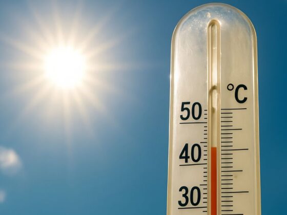 Altas temperaturas representando o efeito do El Ninõ em Minas Gerais.