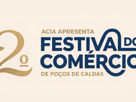 Logo do segundo Festival do Comércio de Poços de Caldas.