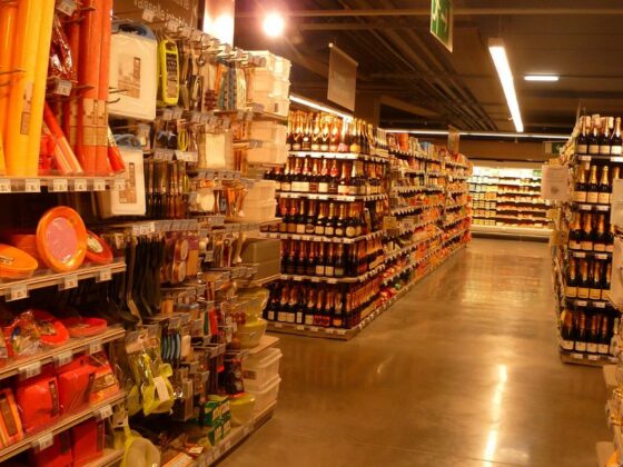 Supermercado, representando o crescimento do setor supermercadista.
