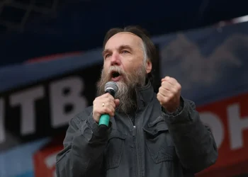 Durgin discursando em Mouscou em 2014