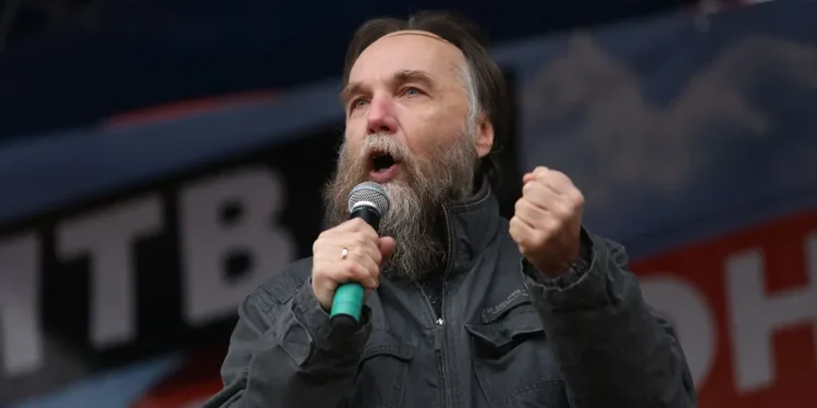 Durgin discursando em Mouscou em 2014