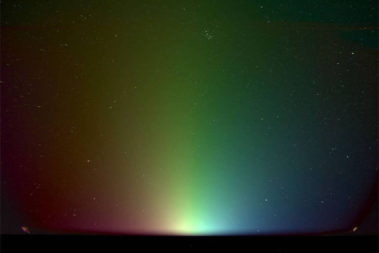 nasa arco-íris espacial