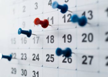 calendário feriado