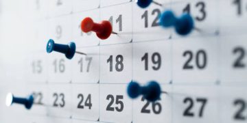 calendário feriado