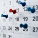 calendário feriado