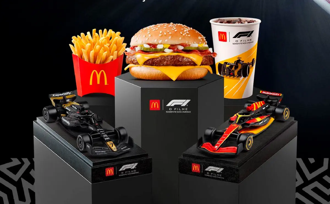 McDonald’s lança carrinhos de F1 e preço surpreende os fãs
