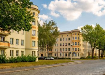 cidade de Eisenhüttenstadt na Alemanha