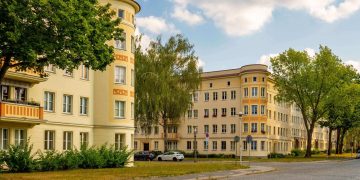 cidade de Eisenhüttenstadt na Alemanha