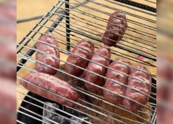 churrasco de mortadela