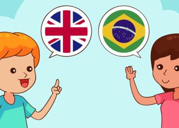 pessoas conversando inglês português