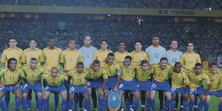 Seleção Brasileira na Copa do Mundo de 2002 (Foto: Wilson Carvalho/CBF)