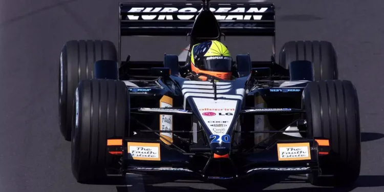 Tarso Marques correu pela Minardi em 2001 (Foto: Minardi / Grande Prêmio)