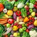 Assortment of  fresh fruits and vegetables