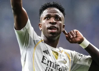 Vini Jr. durante partida pelo Real Madrid (Foto: Divulgação/Vinicius Júnior)