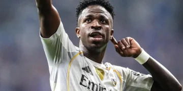 Vini Jr. durante partida pelo Real Madrid (Foto: Divulgação/Vinicius Júnior)