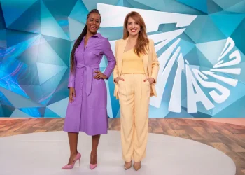 Maju Coutinho e Poliana Abritta, atuais apresentadoras do Fantástico (Foto: Estevam Avellar/TV Globo)