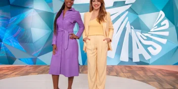 Maju Coutinho e Poliana Abritta, atuais apresentadoras do Fantástico (Foto: Estevam Avellar/TV Globo)