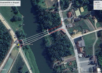 Nova ponte (Foto: Divulgação/Prefeitura de Guaramirim)