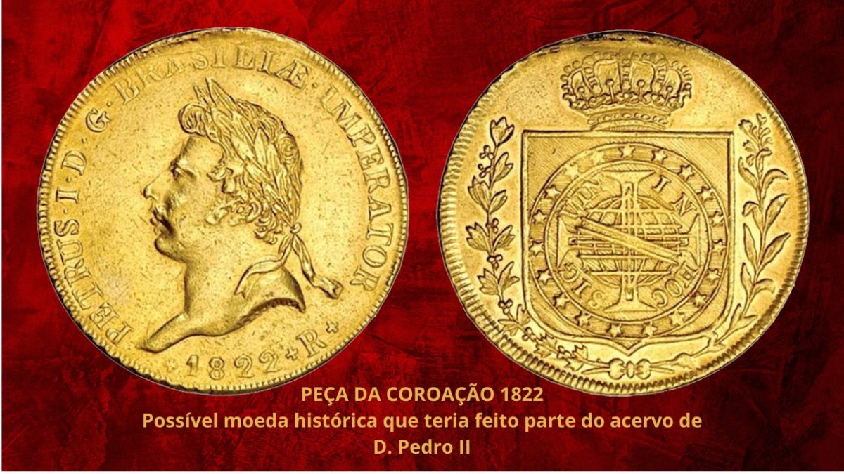 moeda peça da coroação