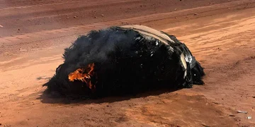 objeto espaço deserto austrália