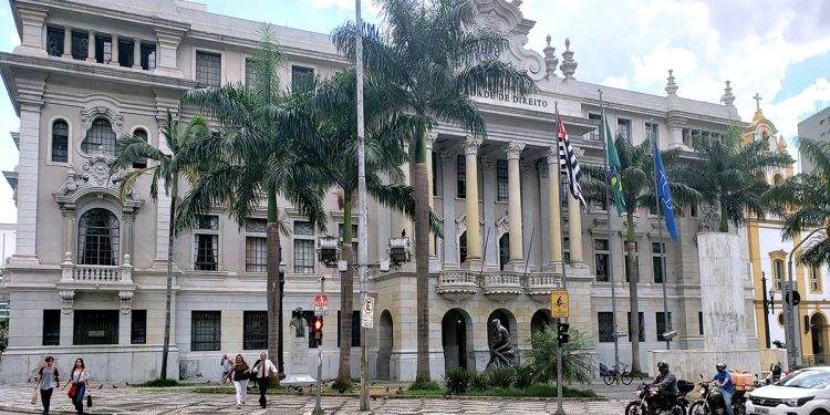 Faculdade de Direito da USP no centro de São Paulo (Foto: Divulgação / FD-USP)