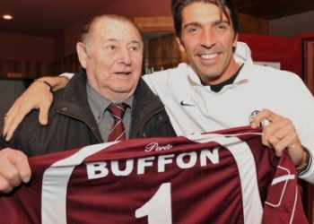 Lorenzo e Gianluigi Buffon (Reprodução/X)