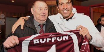 Lorenzo e Gianluigi Buffon (Reprodução/X)