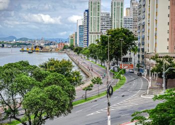 Avenida Beira-Mar, no Centro de Vitória (Foto: Leonardo Silveira/Prefeitura de Vitória)