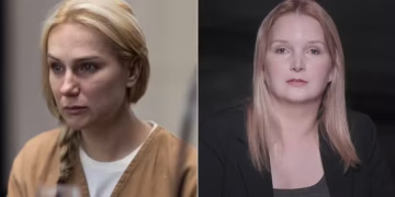 Carol Garcia vive Elize Matsunaga em 'Tremembé' (Foto: Divulgação)