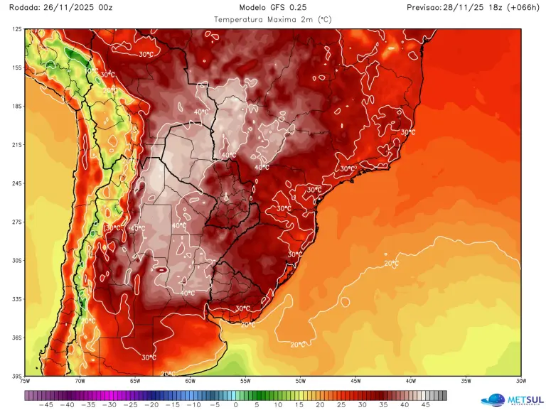 onda de calor mapa