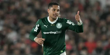 Vitor Roque, jogador do Palmeiras (Imagem: Divulgação/X Libertadores)