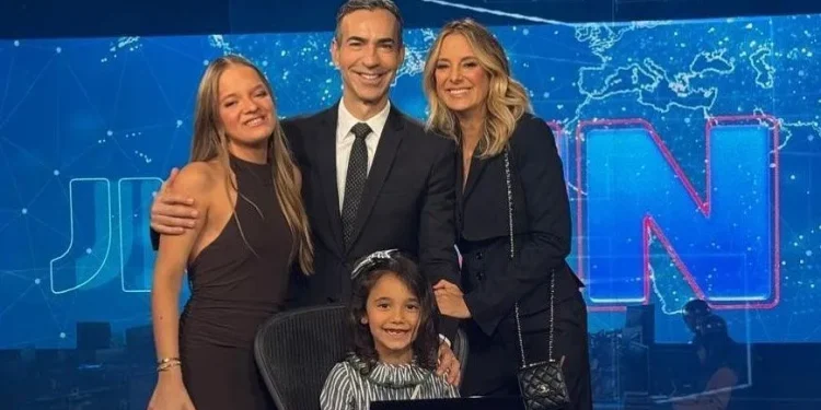 Ticiane Pinheiro ao lado do marido, César Tralli (Imagem: Reprodução/Instagram)