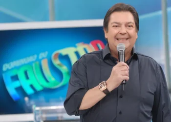 Fausto Silva na TV Globo (Foto: Divulgação/TV Globo)