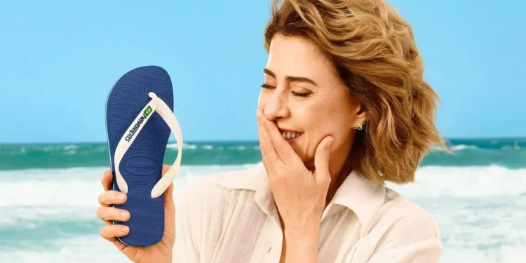 Fernanda Torres (Imagem: Reprodução/Instagram/@havaianas)