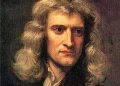 Imagem: Fragmento de retrato de Newton em 1689 feito por Godfrey Kneller