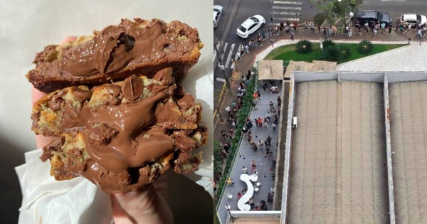Cookies geram filas em Londrina (Foto: Reprodução)