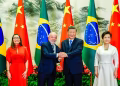 O presidente Lula e a primeira-dama, Janja, foram recebidos pelo presidente da China, Xi Jinping em 2025 (Foto: Ricardo Stuckert/PR)